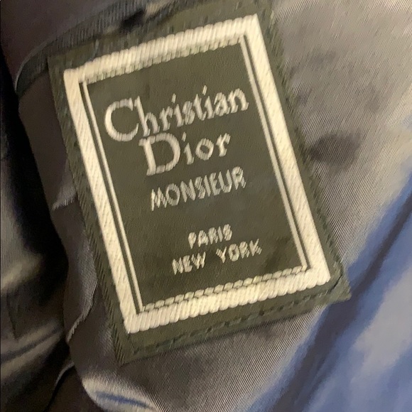 FABULOUS Vintage DIOR 1 Of a Kind Long Tuxedo Coat - Picture 8 of 8